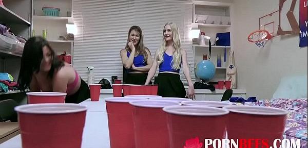  Emma Starletto, Jessica Rex, and Paige Owens in Beer Pong Besties